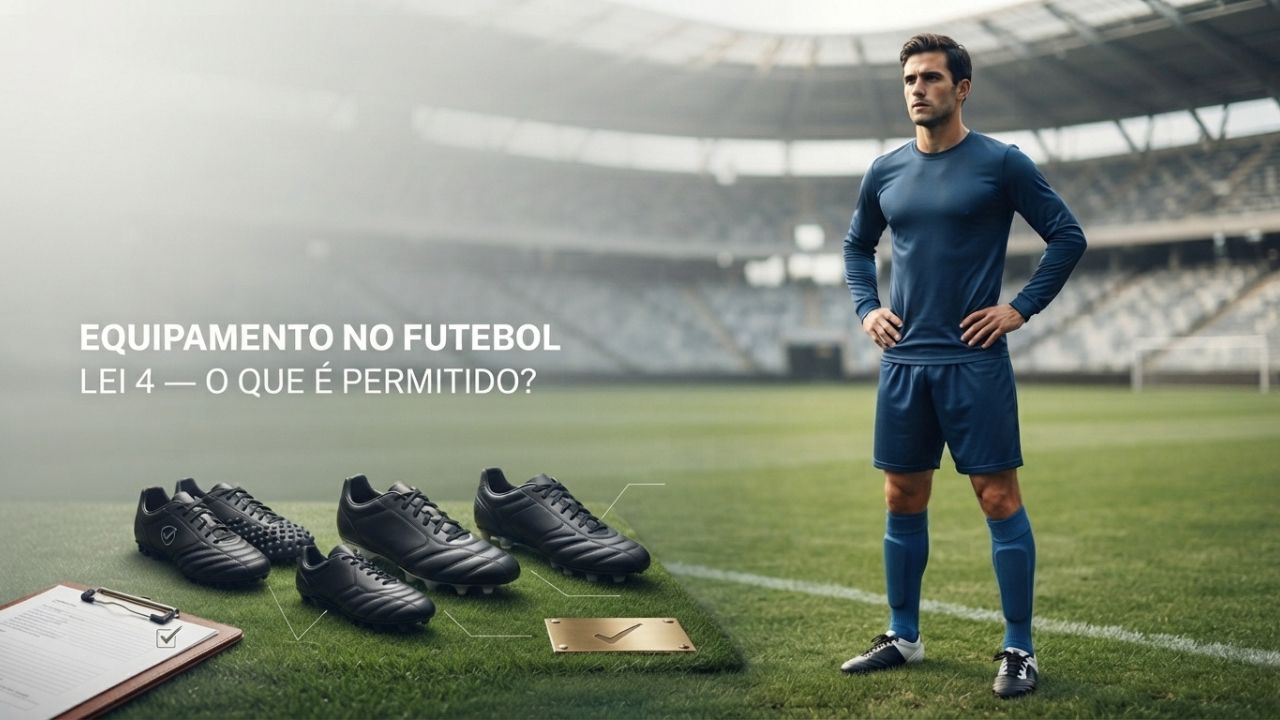 Capa - Chuteiras no Futebol: Regras Sobre o Equipamento dos Jogadores