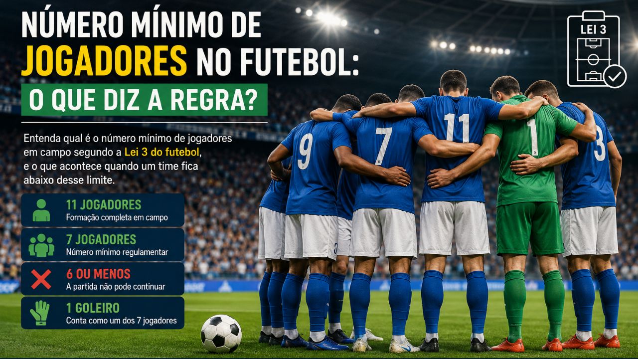 Capa - Número Mínimo de Jogadores no Futebol: O Que Diz a Regra?