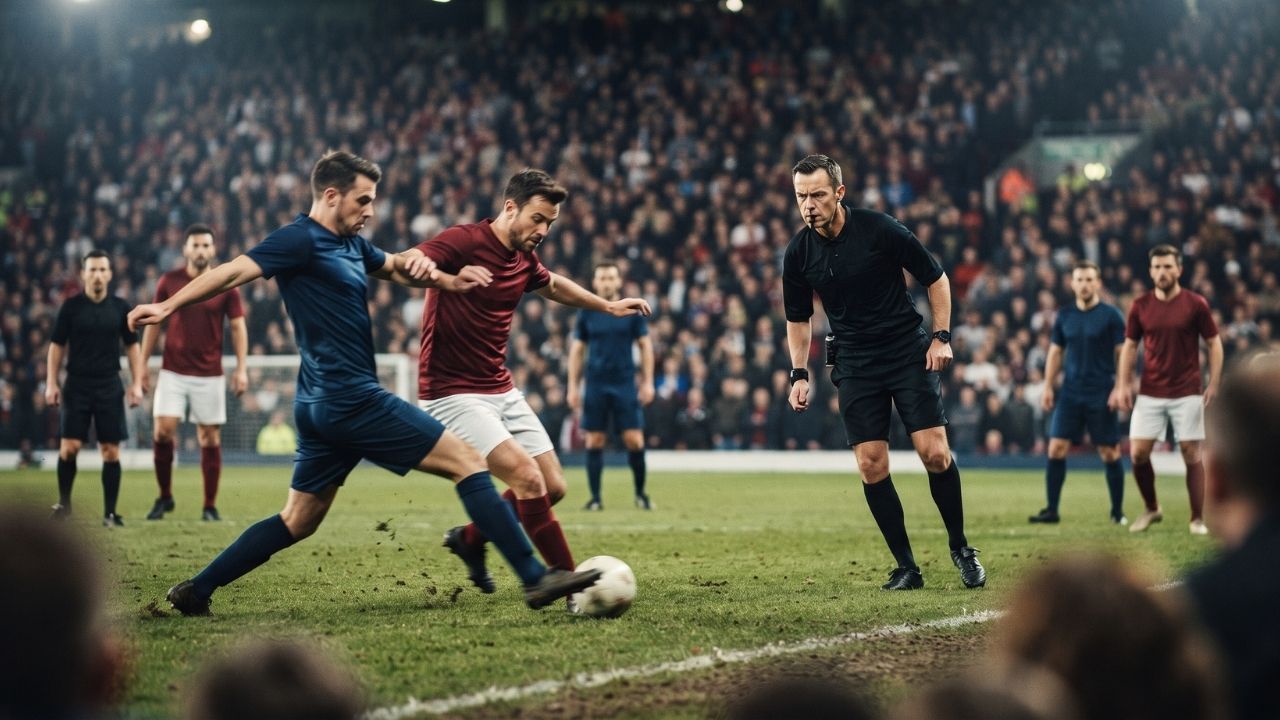 Capa - Entrada Perigosa no Futebol: Quando o Árbitro Deve Marcar Falta?