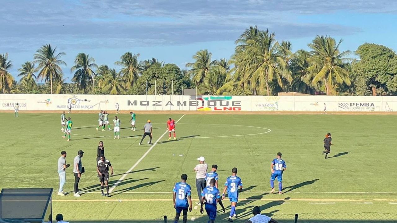 Capa - Liga Moçambicana de Futebol investiga incidentes no jogo entre AD Vilankulo e Baía de Pemba